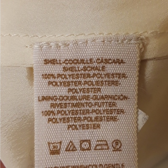 Free People Beaded Pointed Cape Drape Mini Dress Chiffon Sheer Cream Small - Picture 14 of 14